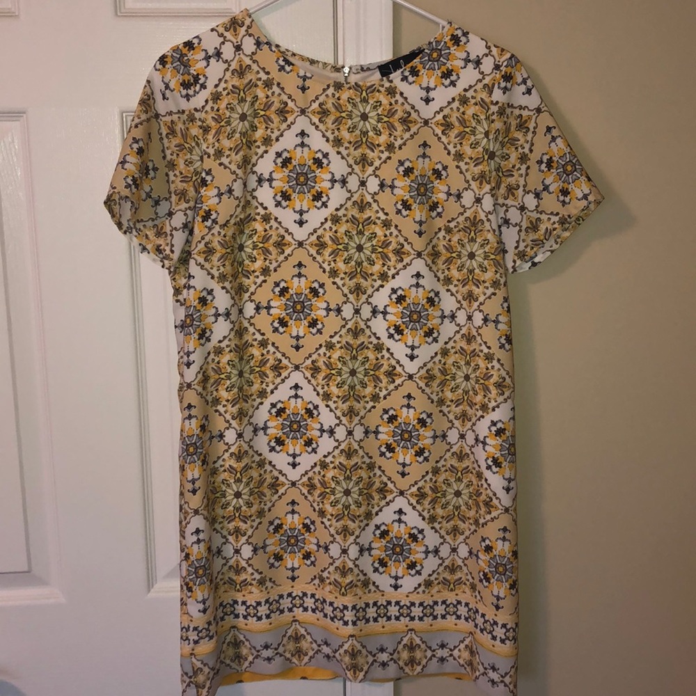 Yellow and White Lulu’s dress